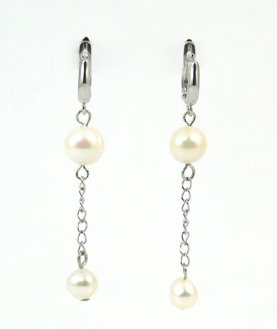 Earrings "Sea foam" Pearls