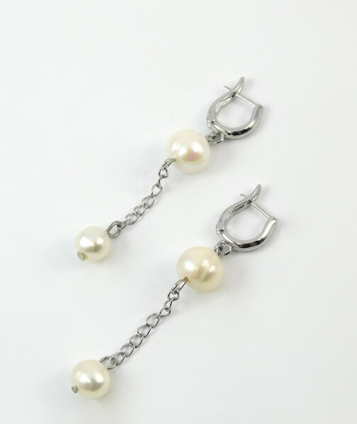 Earrings "Sea foam" Pearls