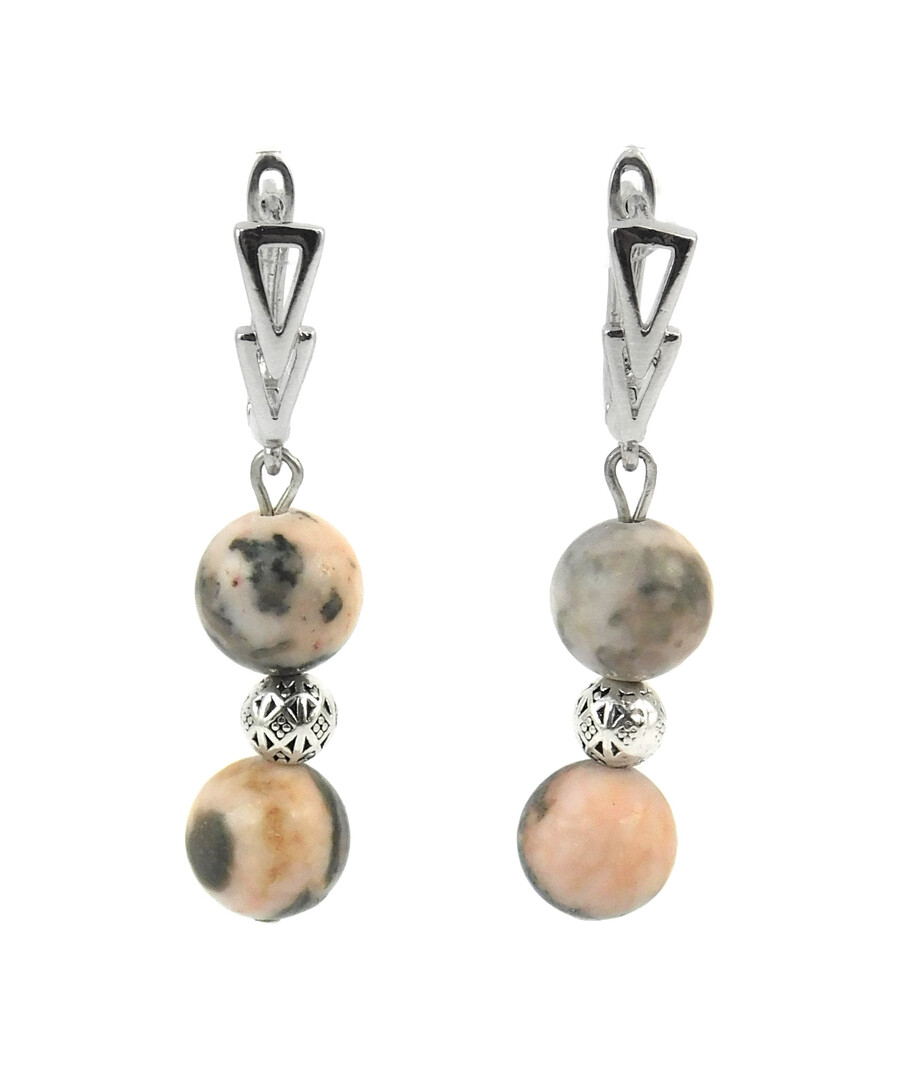 Earrings "Code of the Nation" Agate