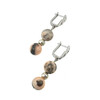 Earrings &quot;Code of the Nation&quot; Agate