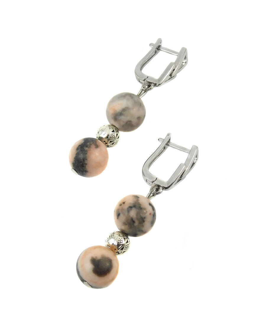 Earrings "Code of the Nation" Agate