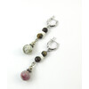 &quot;Rainbow&quot; Tourmaline earrings, Scafarky shells