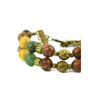 Bracelet &quot;Hutsul motifs&quot; Jasper