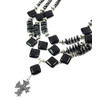 Necklace &quot;Kristen&quot; Agate, Hematite