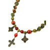 Necklace &quot;Madagascar&quot; Jasper, Carnelian