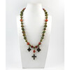 Necklace &quot;Madagascar&quot; Jasper, Carnelian