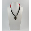 Necklace &quot;Nation 2&quot; Lava, Coral press