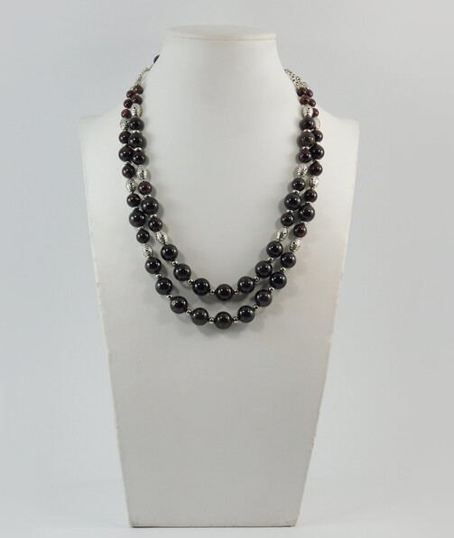 Necklace "Ezra" Garnet