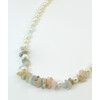 Necklace &quot;Men&#039;s&quot; Pearls, Morganite