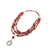 Necklace &quot;Red Temptation&quot; Coral