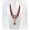 Necklace &quot;Red Temptation&quot; Coral