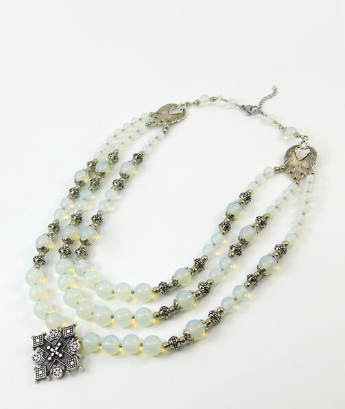 Necklace "Moon Grace" Moonstone