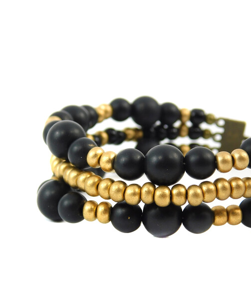 Bracelet "Gold of the Carpathians" Shungite