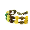 Bracelet &quot;Hutsul motifs&quot; Cat&#039;s eye, citrine