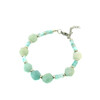 Bracelet &quot;Spring Waltz&quot; Amazonite, Skafarka shells