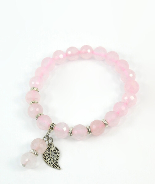 Exclusive rose quartz bracelet