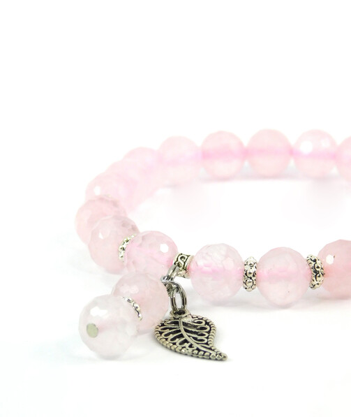 Exclusive rose quartz bracelet