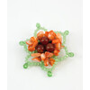 Brooch &quot;Zirkova&quot; Carnelian, mother-of-pearl