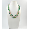 Necklace &quot;Forest gem&quot; Mother of pearl, Agate, Amazonite