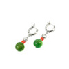 Earrings &quot;Forest Gem&quot; Mother of pearl, Agate