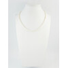 Exclusive pearl necklace, silver