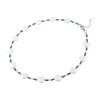 Necklace &quot;Patricia&quot; Pearls, lapis lazuli