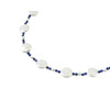 Necklace &quot;Patricia&quot; Pearls, lapis lazuli