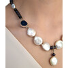 Necklace &quot;Ursula&quot; Pearls are dark, baroque