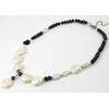 Necklace &quot;Ursula&quot; Pearls are dark, baroque