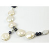 Necklace &quot;Ursula&quot; Pearls are dark, baroque