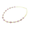 Exclusive necklace &quot;Violia&quot; Kunzite, Pearls