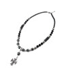 Necklace &quot;Carmenta&quot; Hematite, Shungite imitation