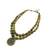 Necklace &quot;Magic of the Forest&quot; Jasper