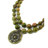 Necklace &quot;Magic of the Forest&quot; Jasper