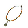 Necklace &quot;Magic of the Forest&quot; Jasper