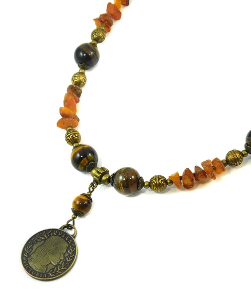 Necklace "Magic of the Forest" Jasper