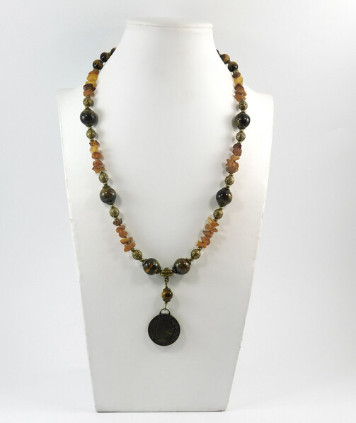 Necklace "Magic of the Forest" Jasper