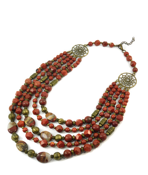 Necklace "Magic of the Forest" Jasper