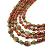 Necklace &quot;Magic of the Forest&quot; Jasper