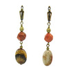 Earrings &quot;Magic of the forest&quot; Jasper