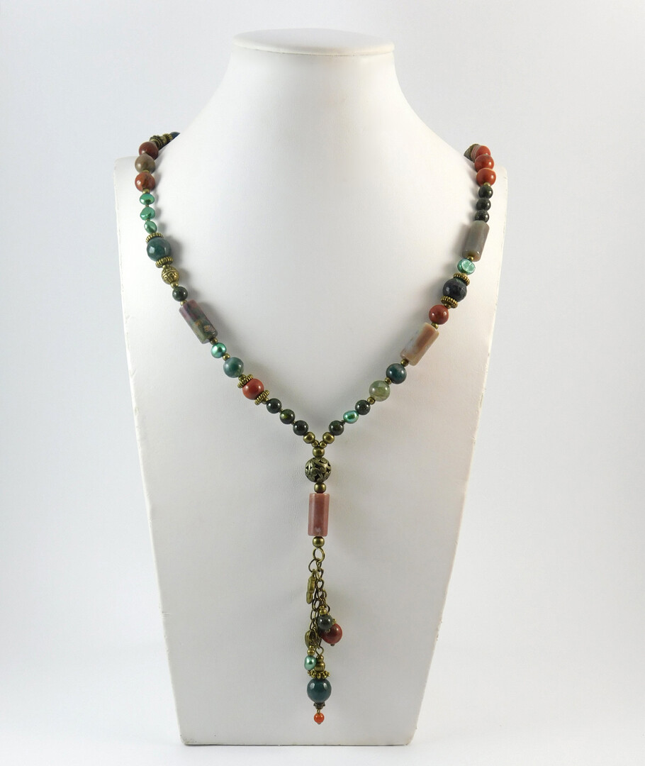 Necklace "Magic of the Forest" Jasper