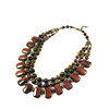 Necklace &quot;Magic of the Forest&quot; Jasper