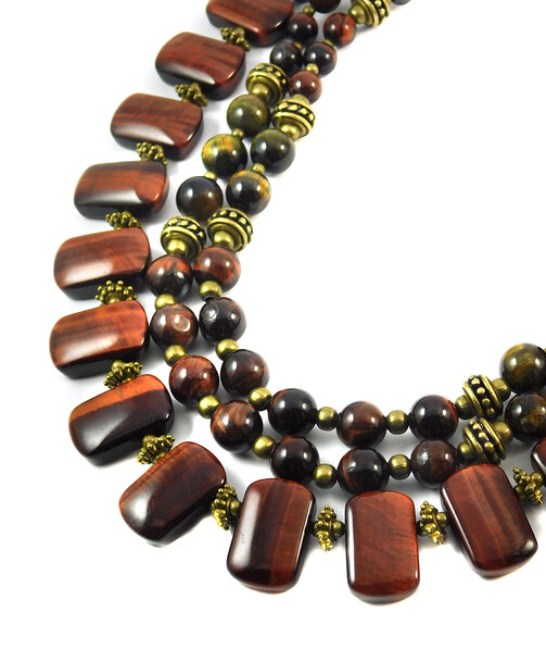 Necklace "Magic of the Forest" Jasper