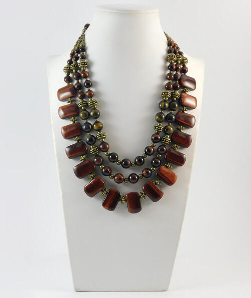 Necklace "Magic of the Forest" Jasper