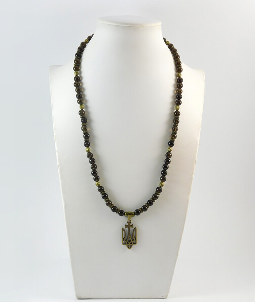 Necklace "Magic of the Forest" Jasper