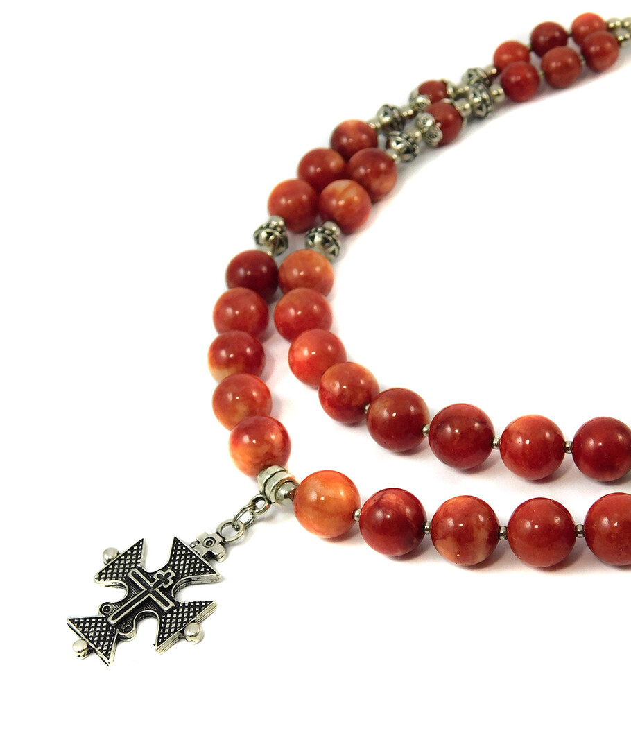 Necklace "Magic of the Forest" Jasper