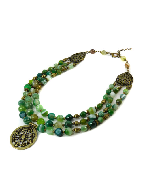 Necklace "Magic of the Forest" Jasper