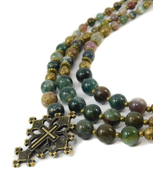 Necklace "Magic of the Forest" Jasper