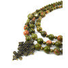 Necklace &quot;Magic of the Forest&quot; Jasper