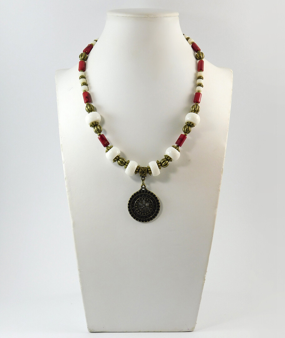 Necklace "Magic of the Forest" Jasper